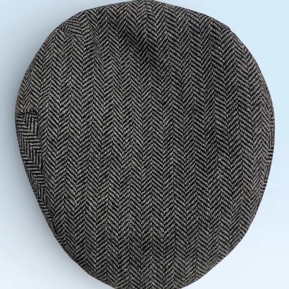 Classic Stetson Gray Herringbone Flat Cap